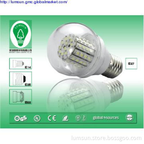 5 W led bulb,base E27 /E14/B22